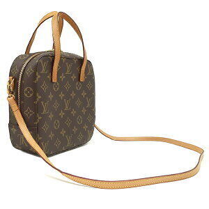 Louis Vuitton Shoulder Spontini Canvas Monogram Bag Brown